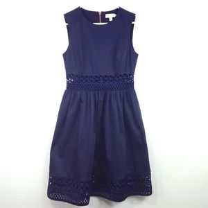 Ted Baker Navy Blue Sleeveless Dress